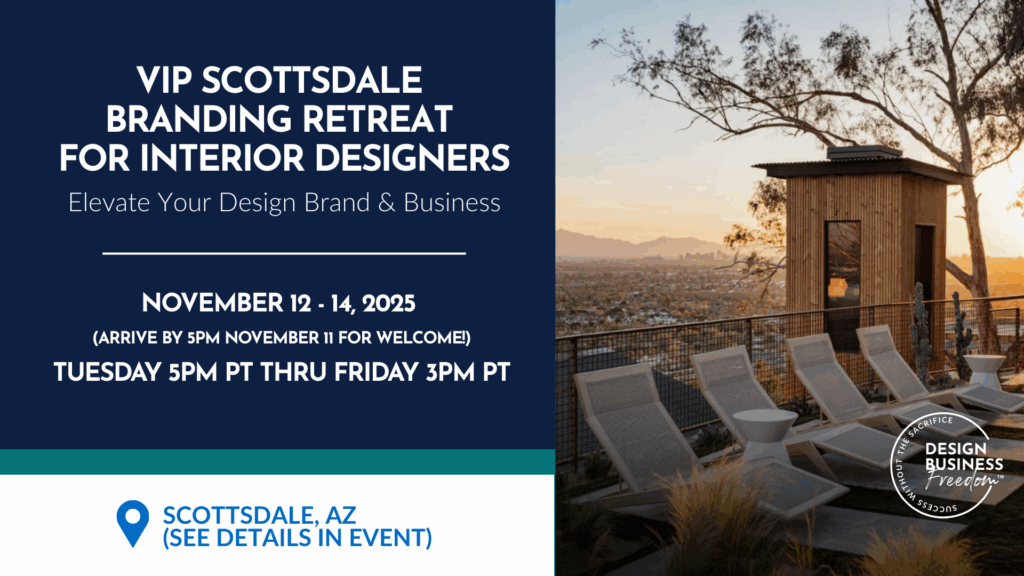 interior design branding retreat