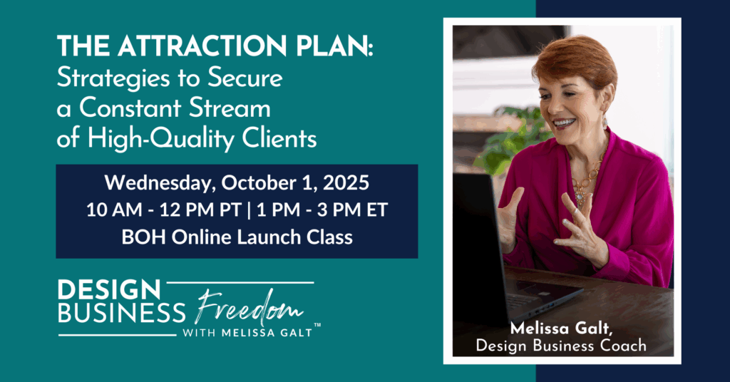 The attraction plan with Melissa Galt